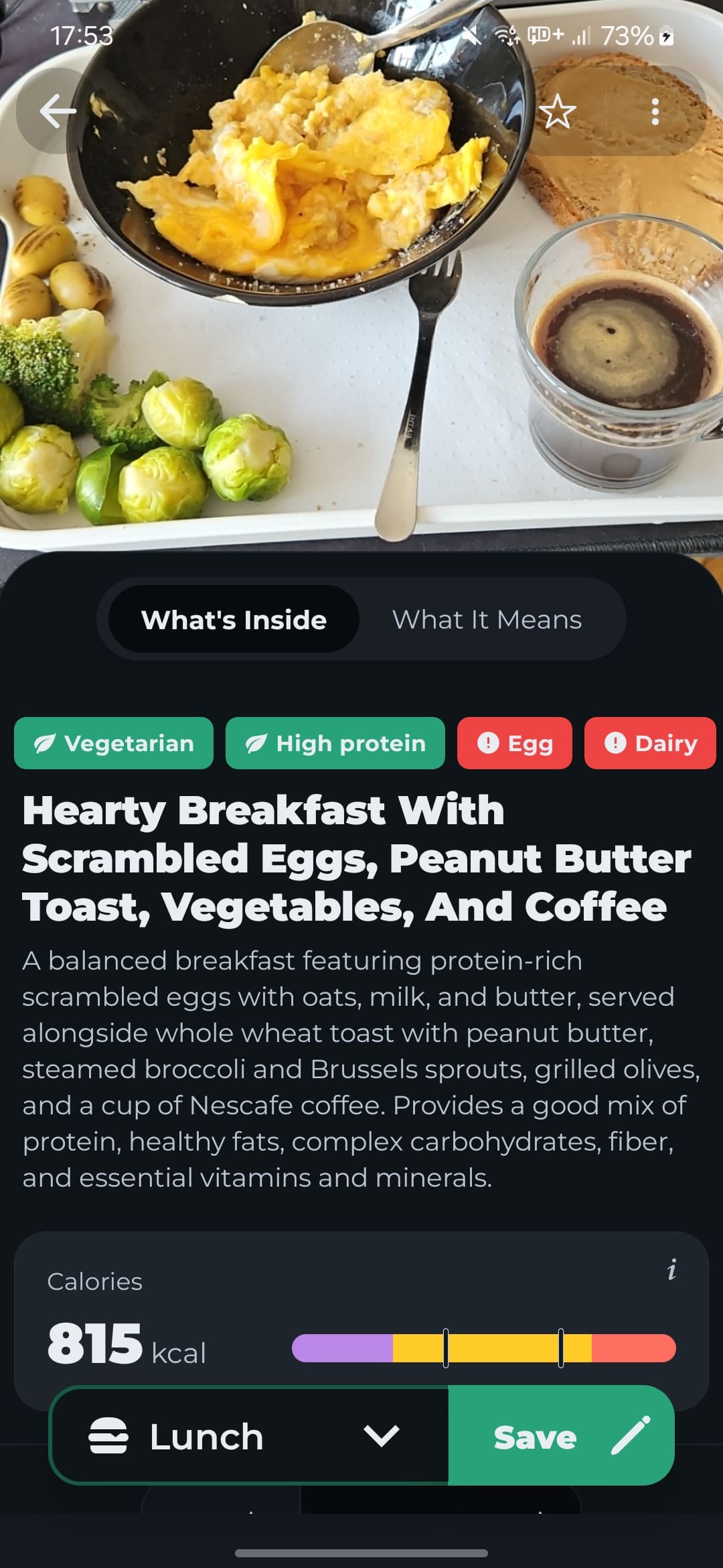 AI Food Scanning